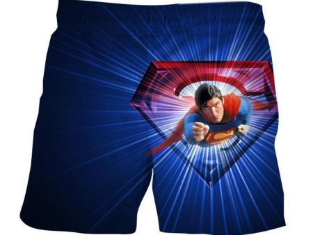 Superman Flying Thunder 3D Printed Superman Short Supply