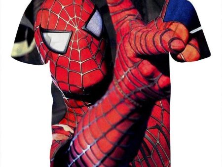 Spiderman 3D Printed Super Extend Spiderman T Shirt Supply