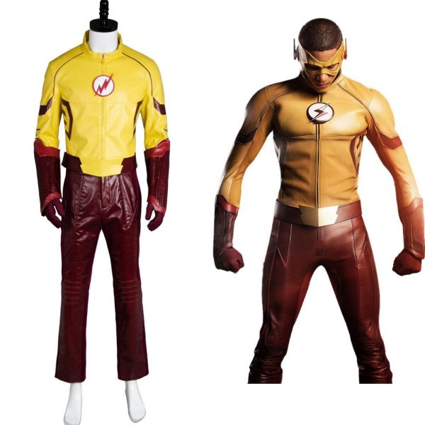 The Flash Cosplay Costume Yellow Bodysuit Cheap