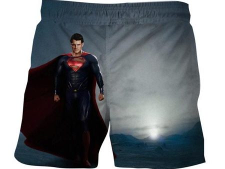 Superman HorizonTide 3D Printed Superman Short Discount