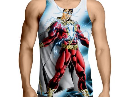 Shazam Electrifying 3D Printed Shazam Tank Top Hot on Sale