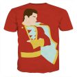 Shazam Retro 3D Printed Shazam T Shirt Online