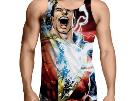 Shazam Power 3D Printed Shazam Tank Top For Cheap