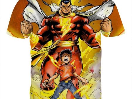 Dominant Shazam 3D Printed T Shirt Online Hot Sale